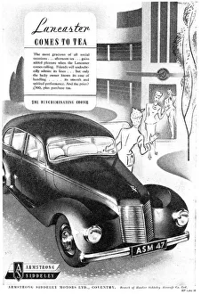 Motors Prints: Armstrong Siddeley Lancaster Motor Car 1947