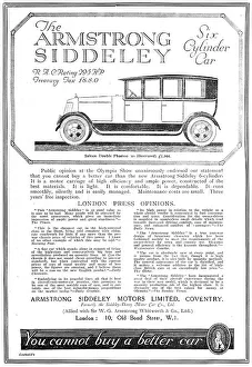 Armstrong Siddeley Motor Cars 1919
