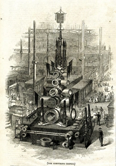 Images Dated 11th September 2017: The Armstrong Trophy at the Great Exhibition of 1862
