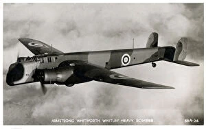 Whitley Collection: Armstrong Whitworth A. W. 38 Whitley bomber