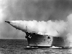 An Armstrong Whitworth Seaslug ship-to-air missile