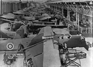 Armstrong Collection: Armstrong Whitworth Whitley production