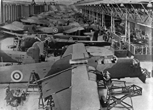 Armstrong Collection: Armstrong Whitworth Whitley production