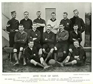Images Dated 27th April 2018: Army Football Team of Kent