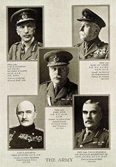 Leaders Collection: Army leaders during reign of King George V