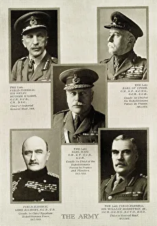 Haig Prints: Army leaders during reign of King George V