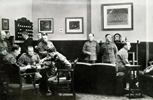 Preparations Prints: Army relaxation, WW2 preparations