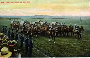 Army Service Corps on Review