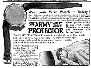 Practical Prints: Army wrist watch protector advertisement