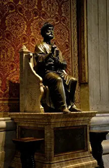 Cambio Prints: ARNOLFO DI CAMBIO (ca. 1245-1310). Statue of