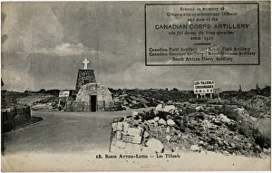 Images Dated 4th April 2016: Arras-Lens road, France -- Canadian memorial, WW1