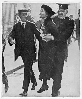 Arrest Collection: Arrest / Mrs Pankhurst