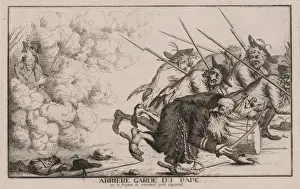 Garde Prints: Arriere garde du Pape, ou la frayer du reverend pere caporal