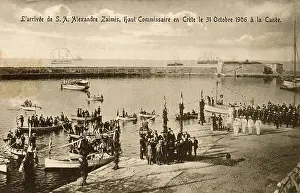 Alexandre Prints: Arrival of Alexandros Zaimis, High Commissioner of Crete