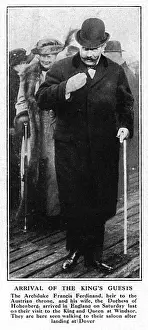 Dover Prints: Arrival of Archduke Franz Ferdinand in England, 1913