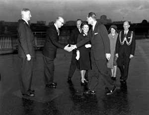 Images Dated 31st May 1963: Arrival of The Duke of Edinburgh to LFB