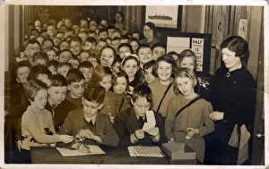 Stamps Prints: Arrival of the Evacuees - World War Two, Luton, Bedfordshire