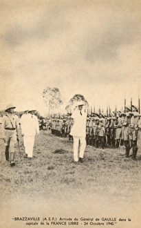 Images Dated 1st March 2011: Arrival of General de Gaulle - Congo