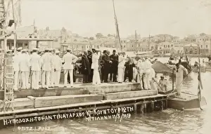 Metelin Prints: The arrival of the King at Metelin, Lesbos, Greece