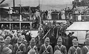 Miliary Gallery: The arrival of Lord Roberts and Lord Kitchener at Cape Town