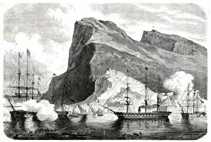 Images Dated 23rd November 2018: The Arrival of Maximilian at Gibraltar