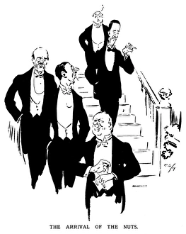 Chaps Gallery: The arrival of the nuts at Murrays Club, 1914
