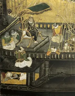 Porto Prints: Arrival of the Portuguese to Japan in 16th c