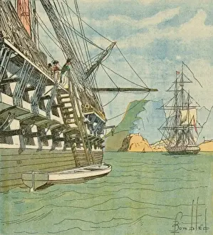 Arrival at St Helena