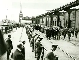 Dover Prints: Arrival of the Unknown Warrior, Dover Marine Railway Station