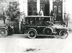 Negotiation Collection: Arriving for ceasefire talks, Focsani, Romania, WW1