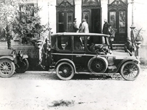 Images Dated 16th November 2011: Arriving for ceasefire talks, Focsani, Romania, WW1