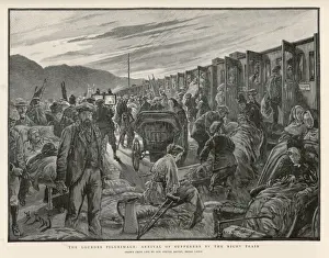 Stretchers Prints: Arriving at Lourdes