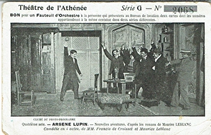 Images Dated 25th August 2016: Arsene Lupin by Francis de Croisset and Maurice Leblanc