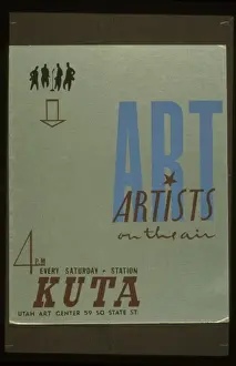 Saturday Prints: Art Artists on the air : 4 PM every Saturday, KUTA