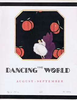 Images Dated 5th May 2016: Art deco cover of The Dancing World Magazine
