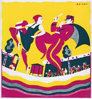 Art Deco Collection: Art deco cover for Theatre World, August 1926