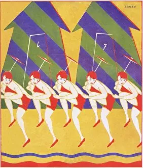 Art Deco Collection: Art deco cover for Theatre World, June 1925