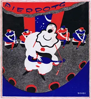 Art deco cover for Theatre World, June 1926