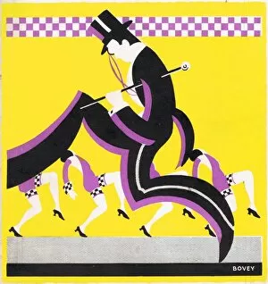 Images Dated 30th March 2011: Art deco cover for Theatre World, March 1926