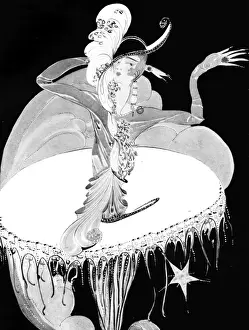 Art deco illustration entitled Star