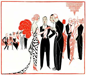 Smart Collection: Art deco illustration by Fish, 1923