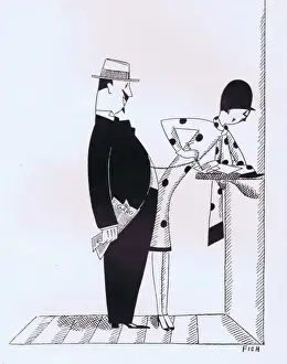 Art deco illustration by Fish, 1926