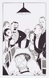 Art deco illustration by Fish, 1927
