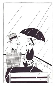 Art deco illustration by Fish, 1927