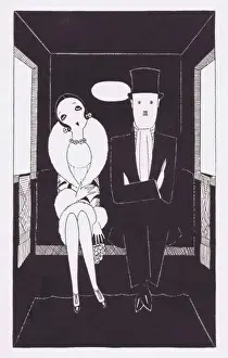 Art deco illustration by Fish, 1927