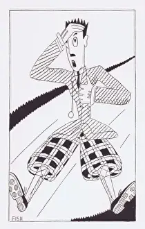 Art deco illustration by Fish, 1927