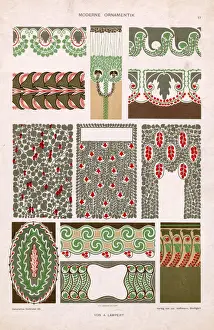 Ornamental Prints: Art Deco Motifs - Patterns, Ornamentation and borders