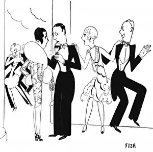 Art deco sketch by Fish