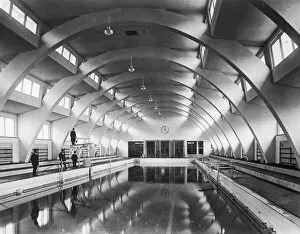 Modernism Collection: Art Deco Swimming Pool