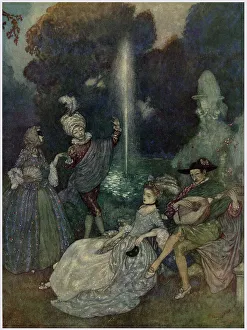 Melancholy Prints: The art of Edmund Dulac, Clair de Lune